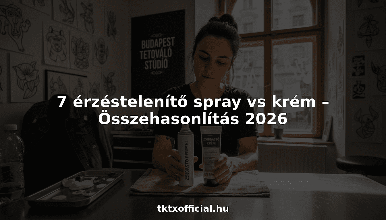 7 érzéstelenítő spray vs krém – Összehasonlítás 2026