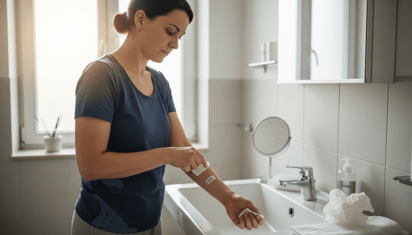 Anestetikus krém alkalmazás folyamata lépésről lépésre