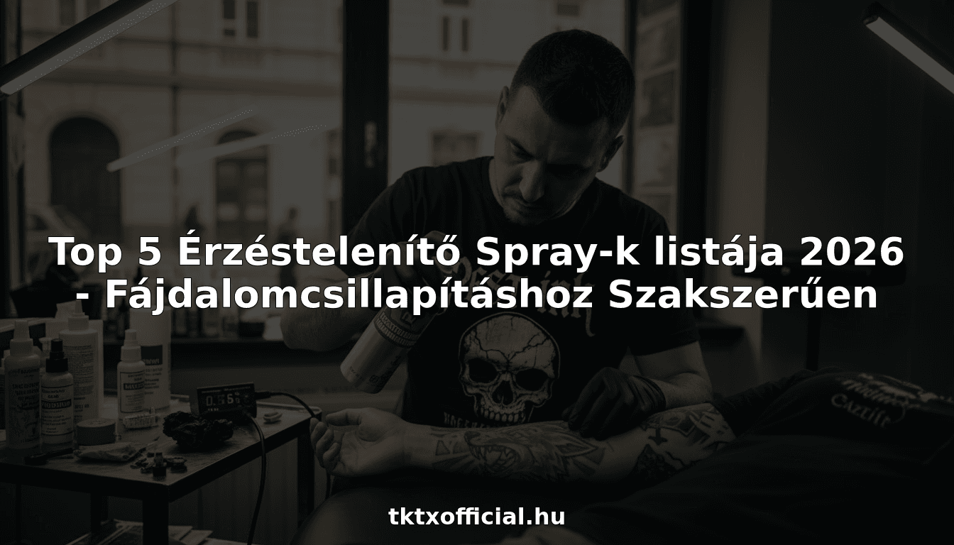 Top 5 Érzéstelenítő Spray-k listája 2026 - Fájdalomcsillapításhoz Szakszerűen