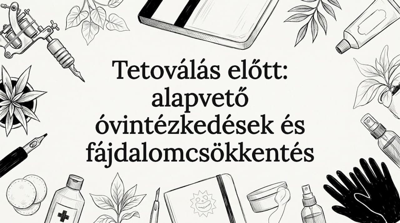 Tetoválás előtt: alapvető óvintézkedések és fájdalomcsökkentés