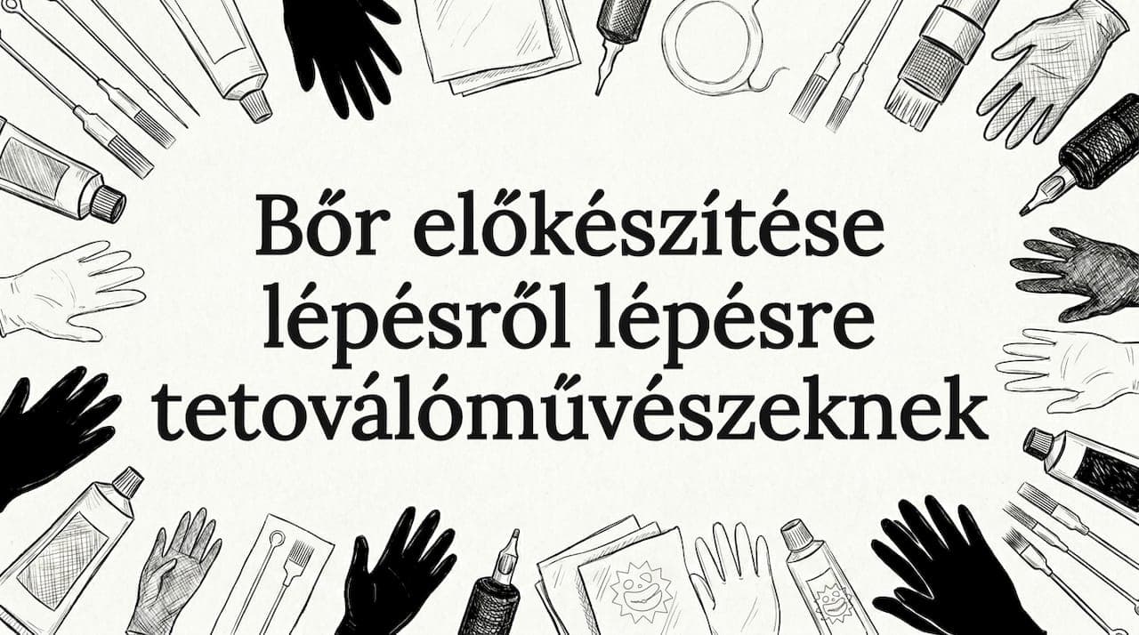 Bőr előkészítése lépésről lépésre tetoválóművészeknek