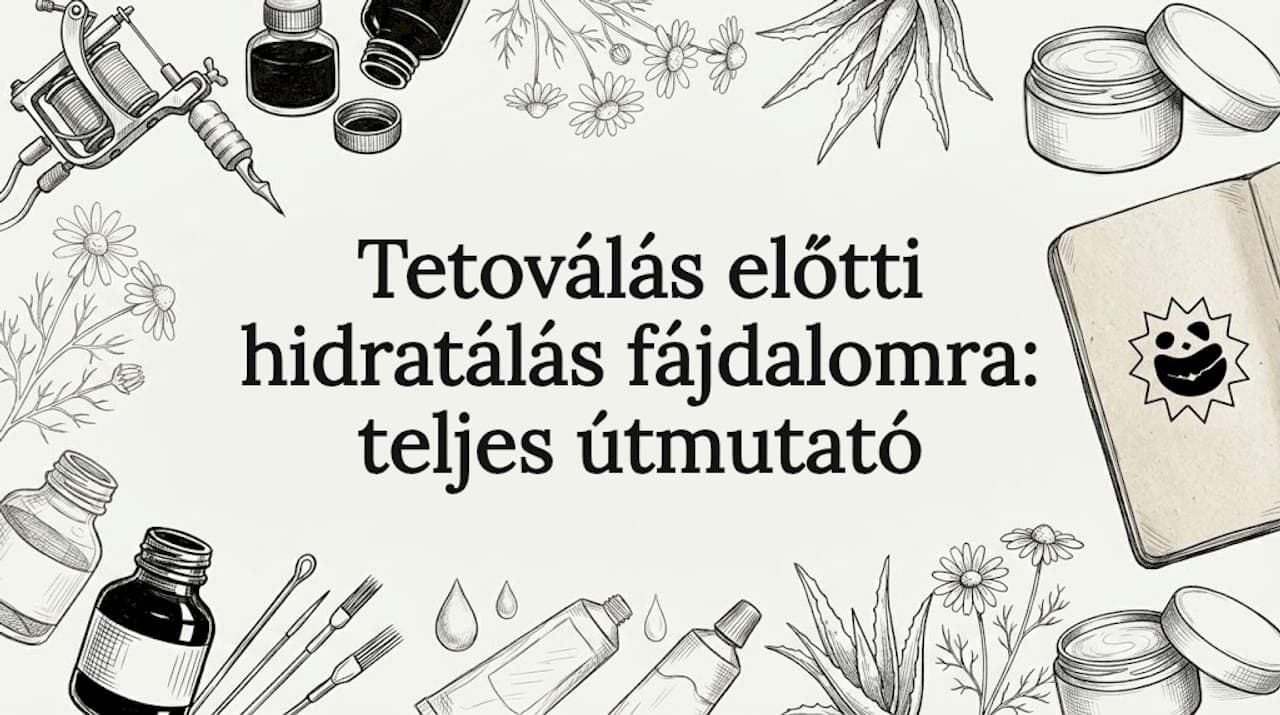 Tetoválás előtti hidratálás fájdalomra: teljes útmutató