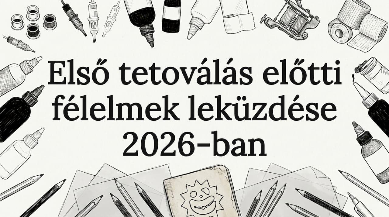Első tetoválás előtti félelmek leküzdése 2026-ban