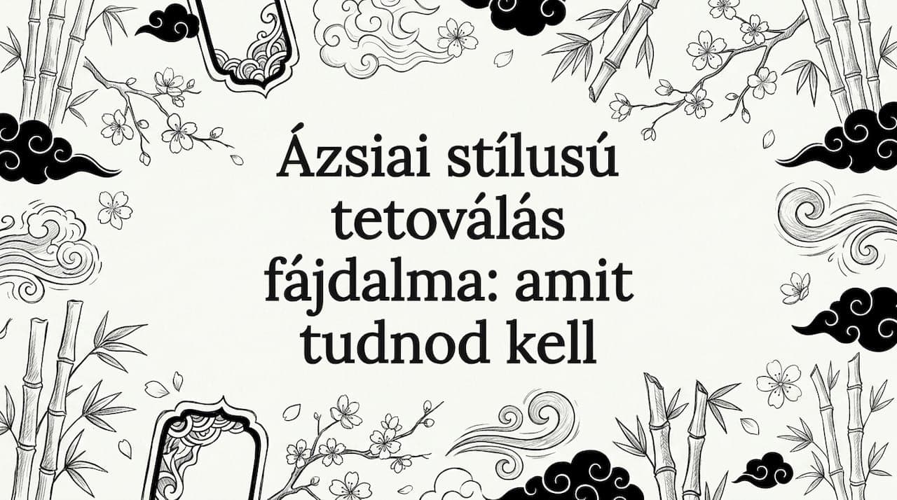 Ázsiai stílusú tetoválás fájdalma: amit tudnod kell
