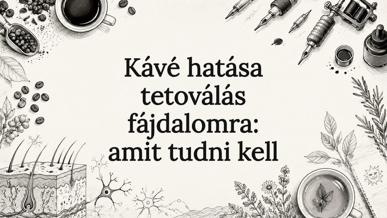 Kávé hatása tetoválás fájdalomra: amit tudni kell