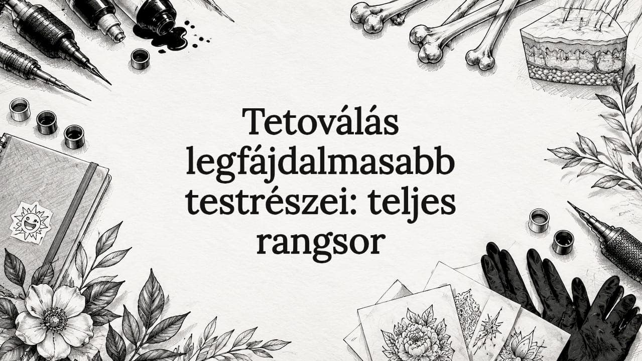 Tetoválás legfájdalmasabb testrészei: teljes rangsor