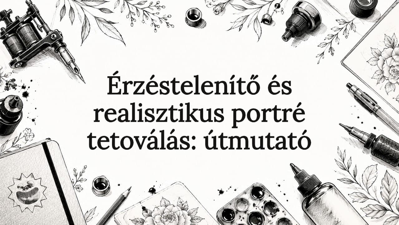 Érzéstelenítő és realisztikus portré tetoválás: útmutató