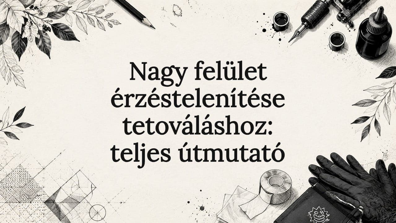 Nagy felület érzéstelenítése tetováláshoz: teljes útmutató