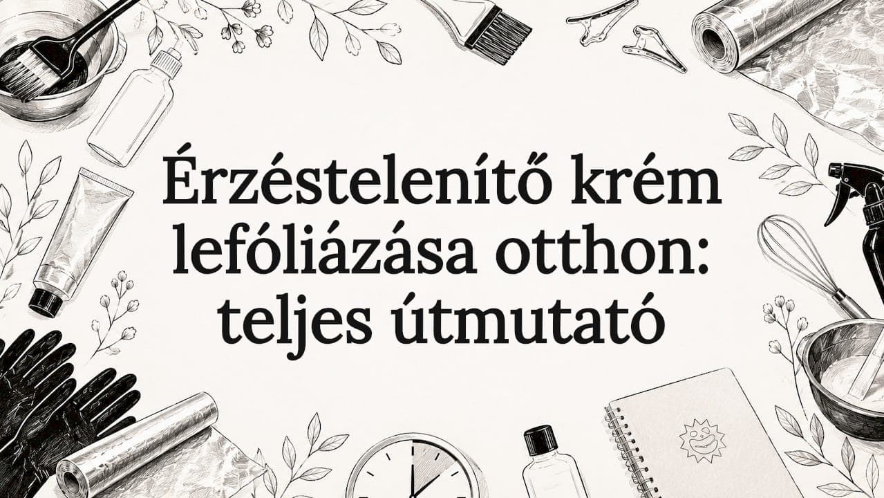 Érzéstelenítő krém lefóliázása otthon: teljes útmutató