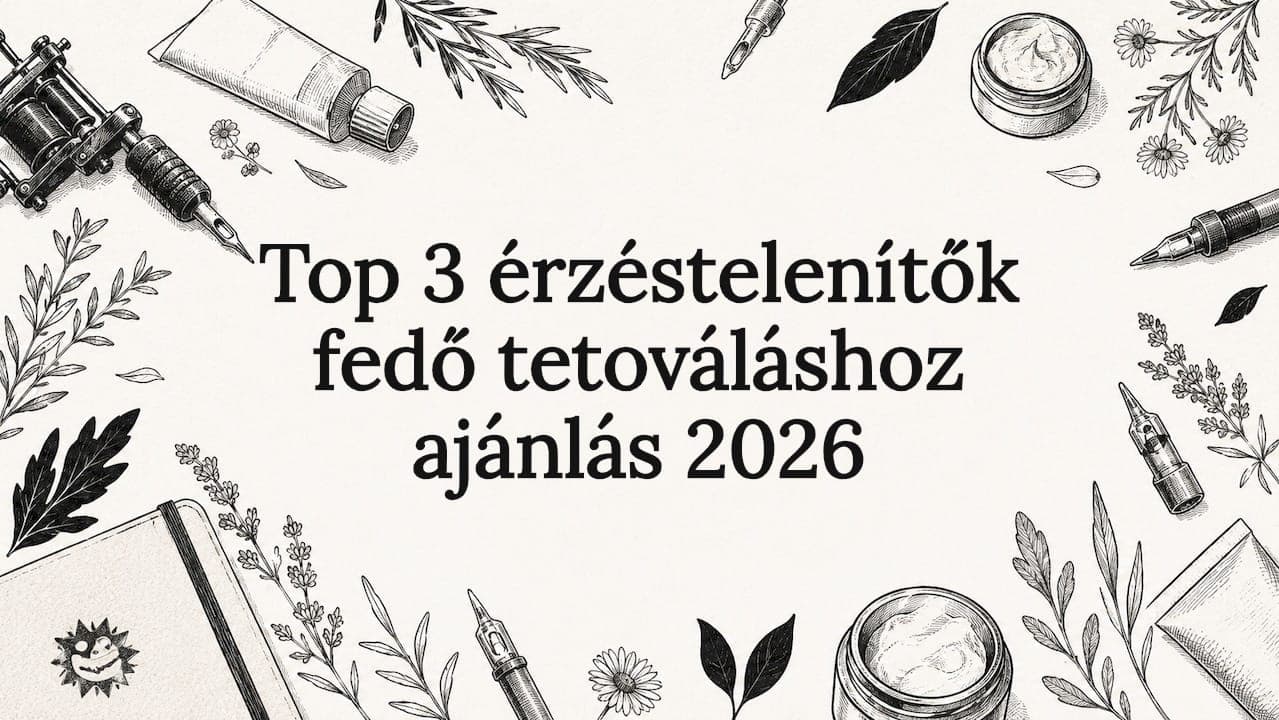 Top 3 érzéstelenítők fedő tetováláshoz ajánlás 2026