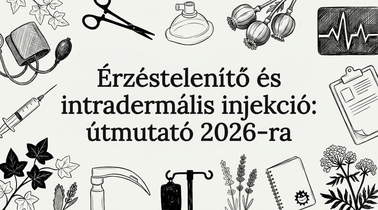 Érzéstelenítő és intradermális injekció: útmutató 2026-ra