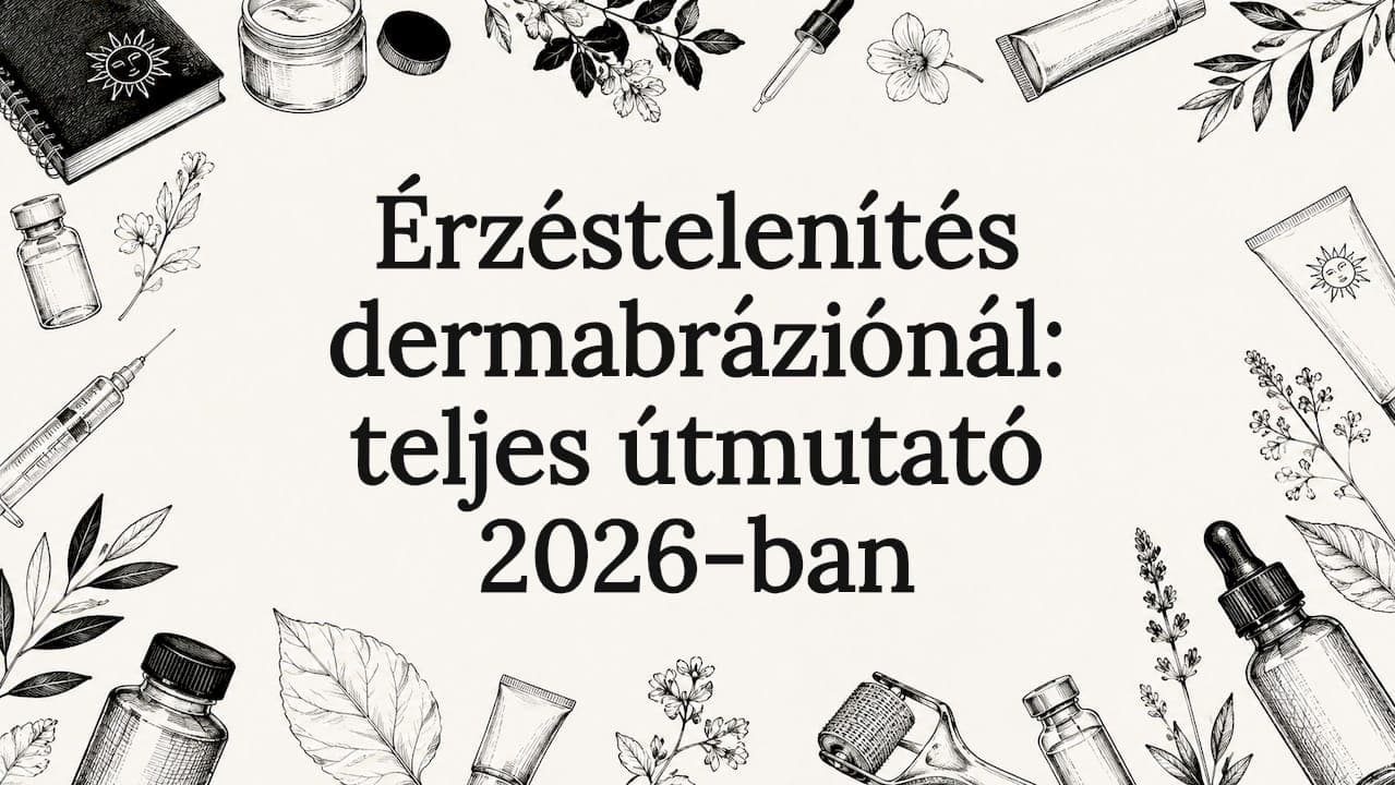 Érzéstelenítés dermabráziónál: teljes útmutató 2026-ban