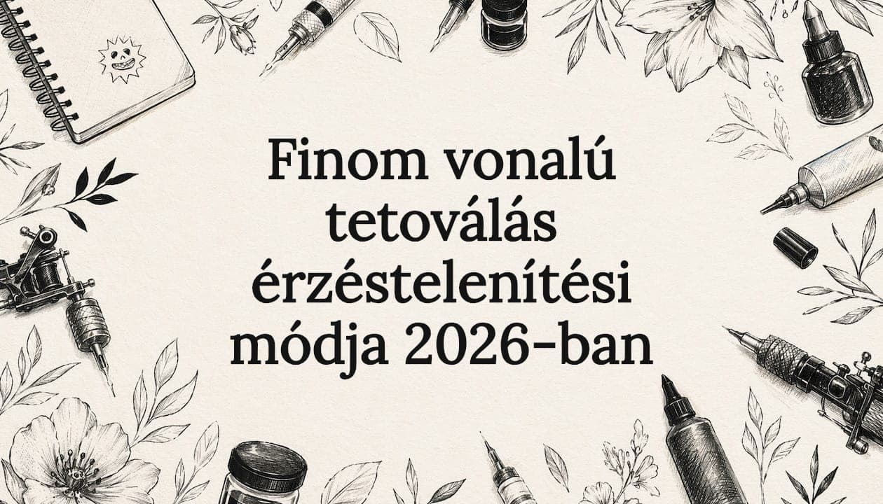 Finom vonalú tetoválás érzéstelenítési módja 2026-ban