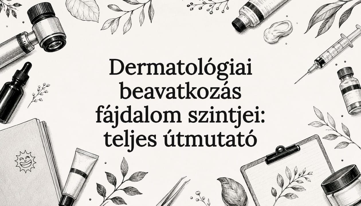 Dermatológiai beavatkozás fájdalom szintjei: teljes útmutató