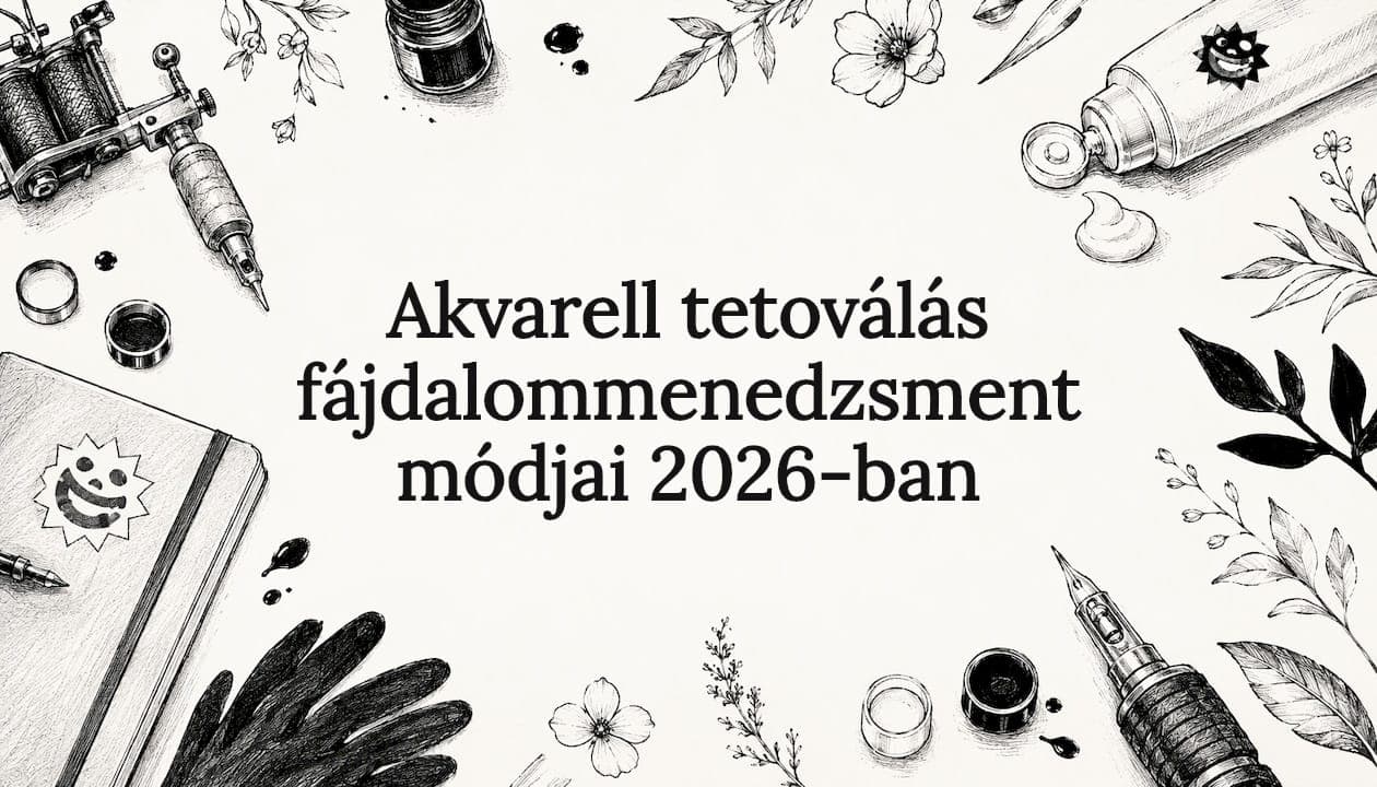 Akvarell tetoválás fájdalommenedzsment módjai 2026-ban