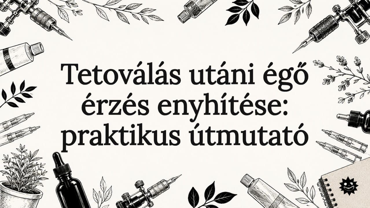 Tetoválás utáni égő érzés enyhítése: praktikus útmutató