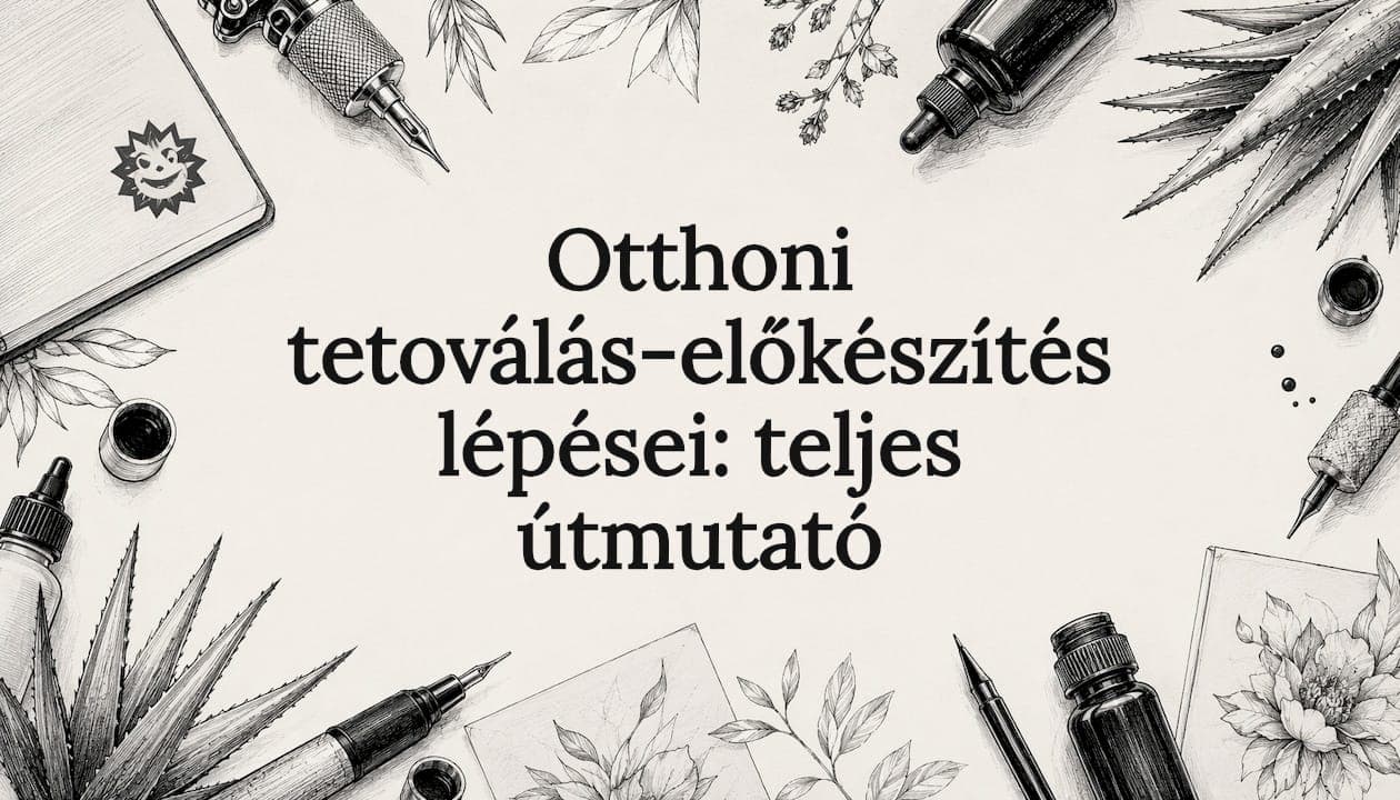 Otthoni tetoválás-előkészítés lépései: teljes útmutató