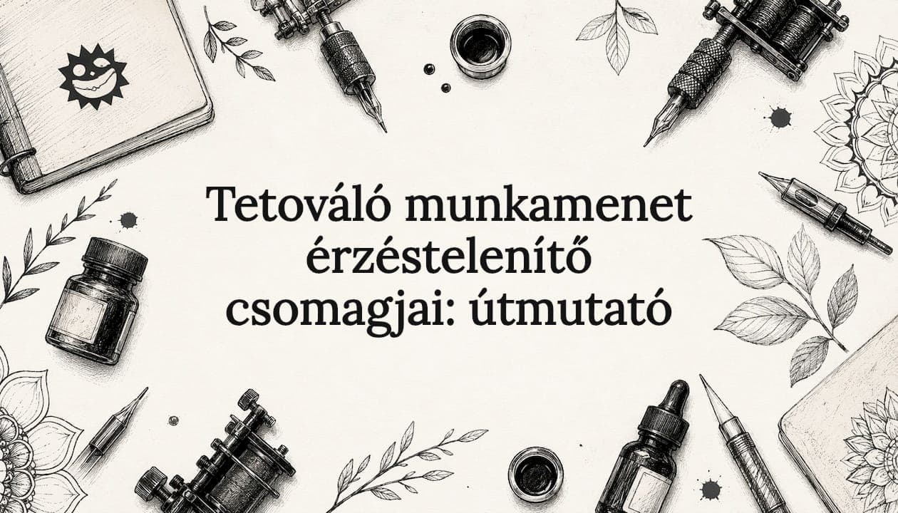 Tetováló munkamenet érzéstelenítő csomagjai: útmutató