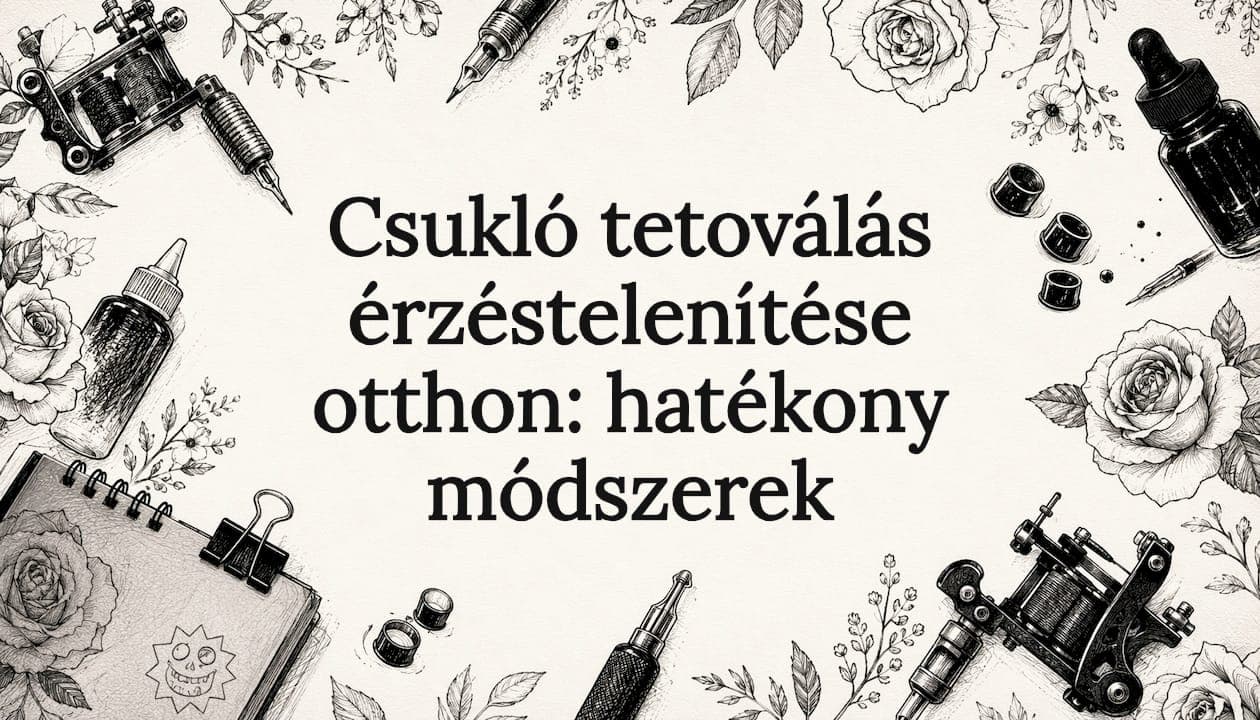Csukló tetoválás érzéstelenítése otthon: hatékony módszerek