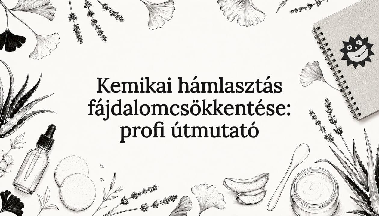 Kemikai hámlasztás fájdalomcsökkentése: profi útmutató