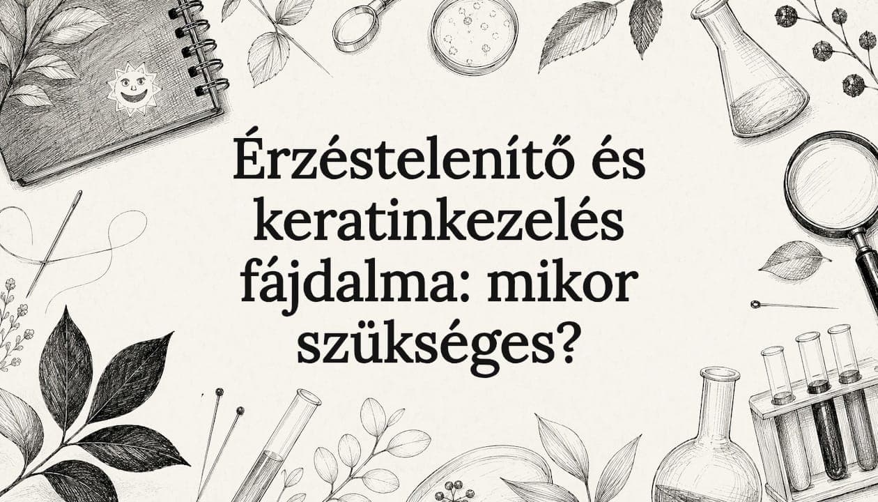 Érzéstelenítő és keratinkezelés fájdalma: mikor szükséges?