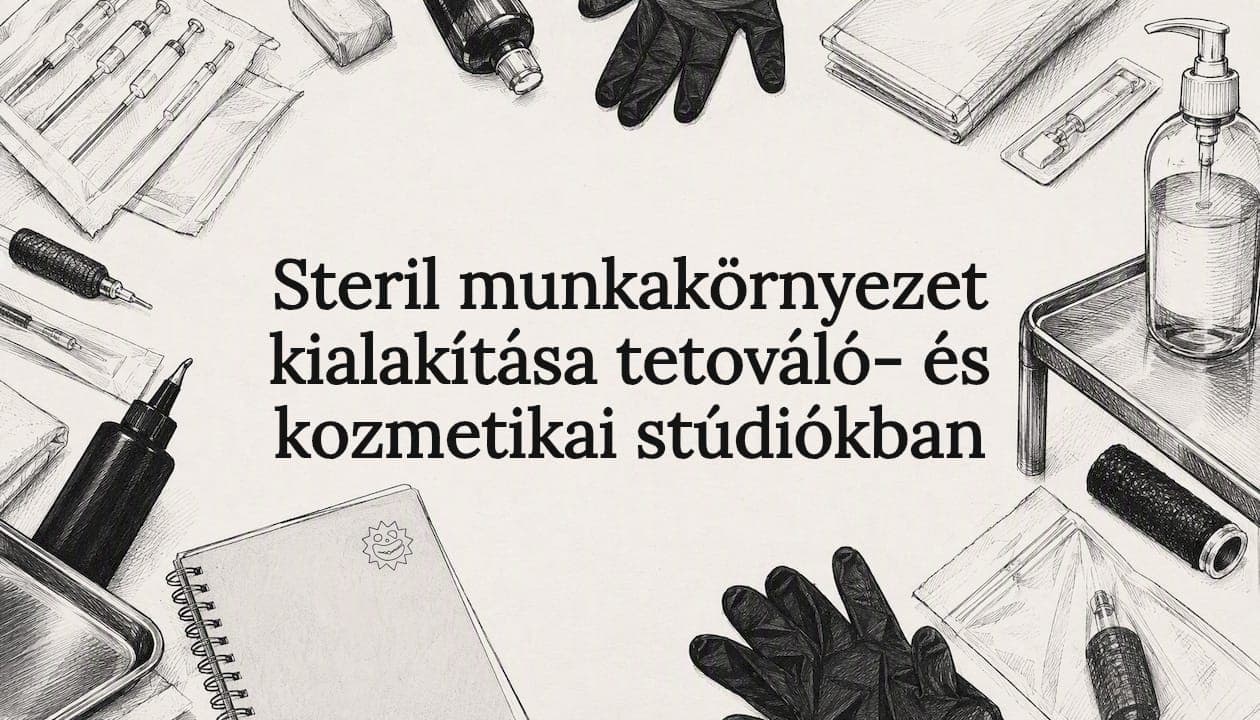 Steril munkakörnyezet kialakítása tetováló- és kozmetikai stúdiókban