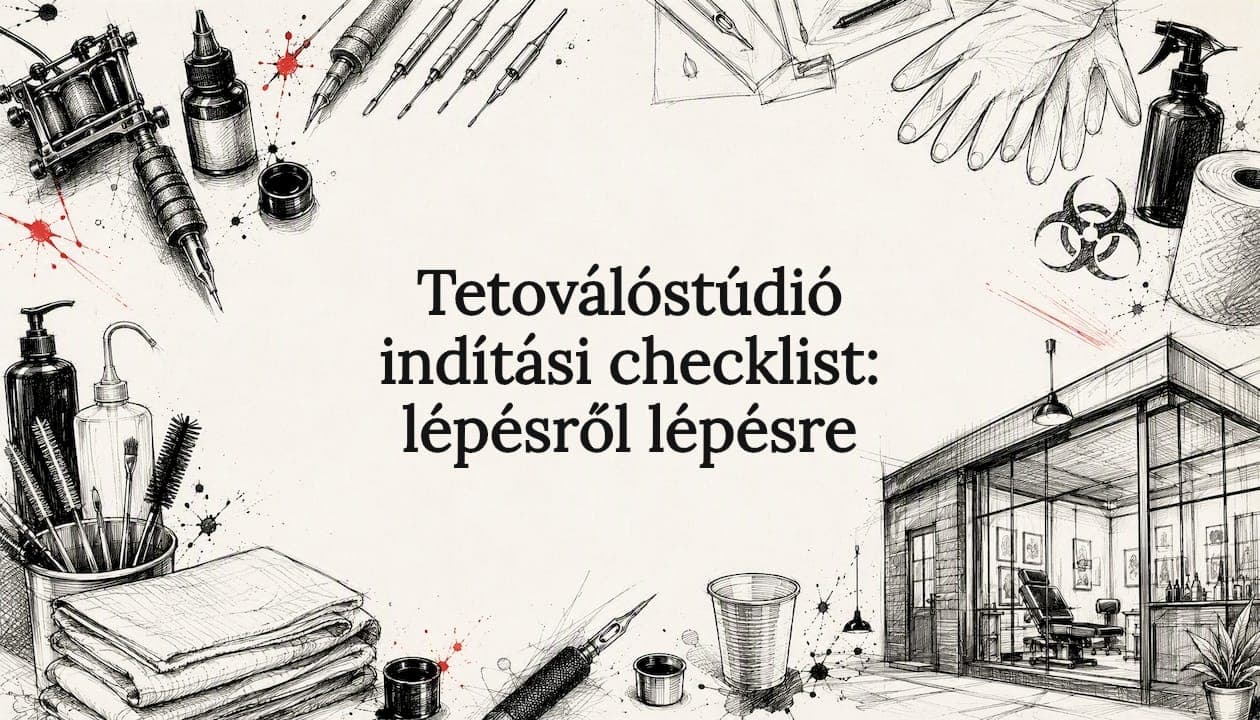 Tetoválóstúdió indítási checklist: lépésről lépésre