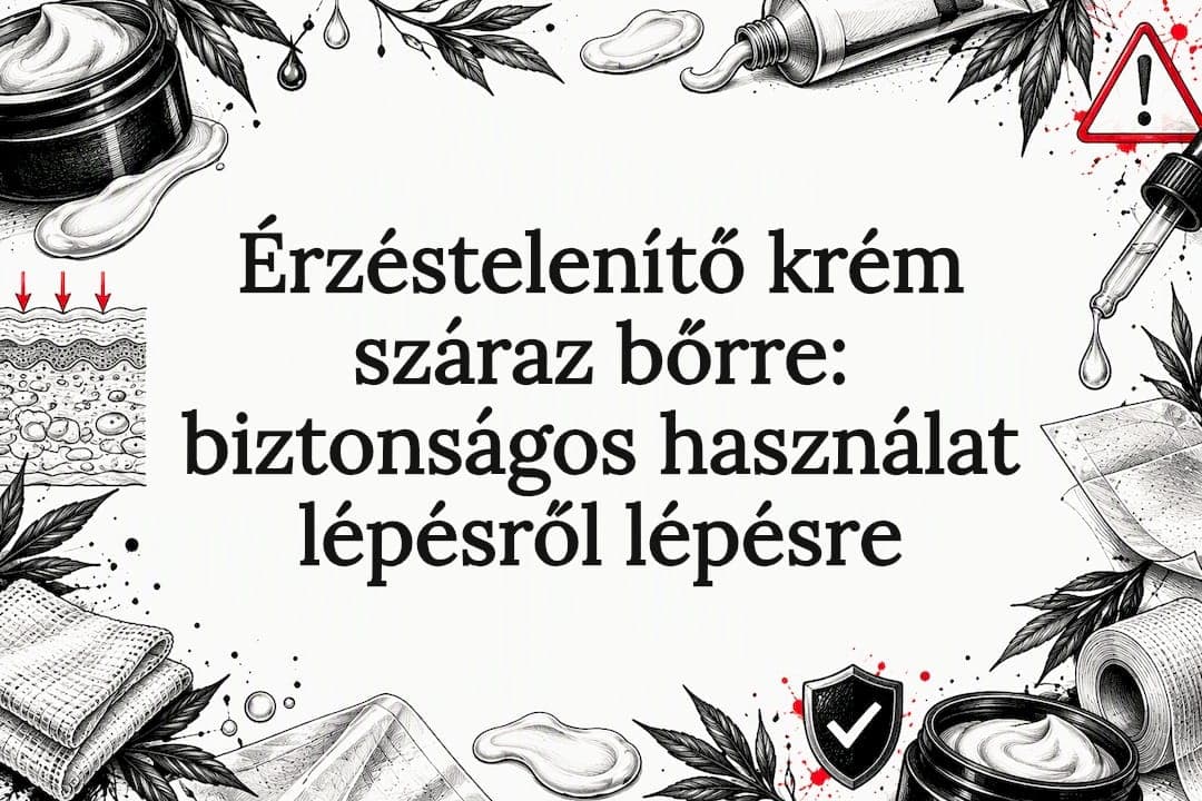 Érzéstelenítő krém száraz bőrre: biztonságos használat lépésről lépésre