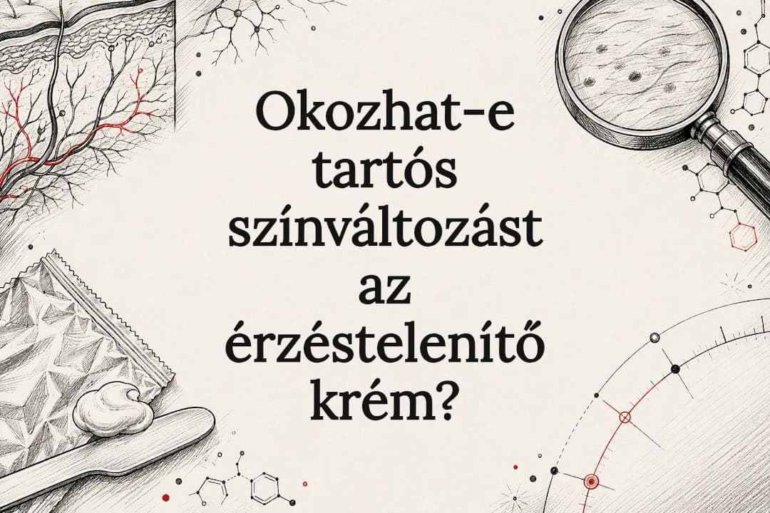 Okozhat-e tartós színváltozást az érzéstelenítő krém?