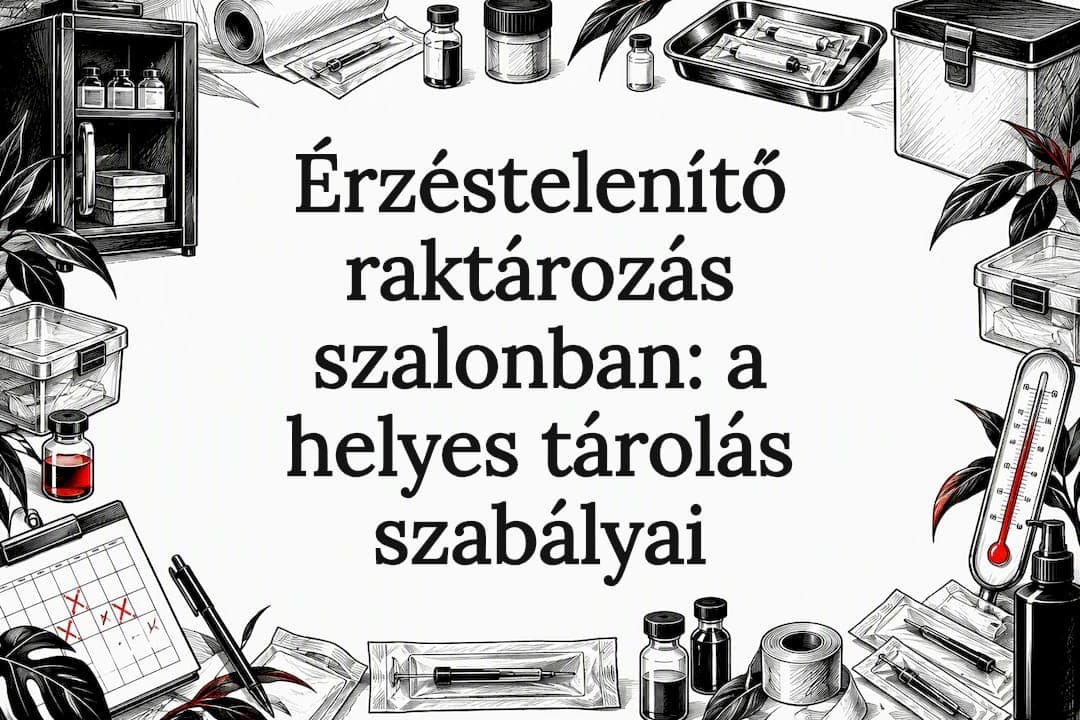 Érzéstelenítő raktározás szalonban: a helyes tárolás szabályai