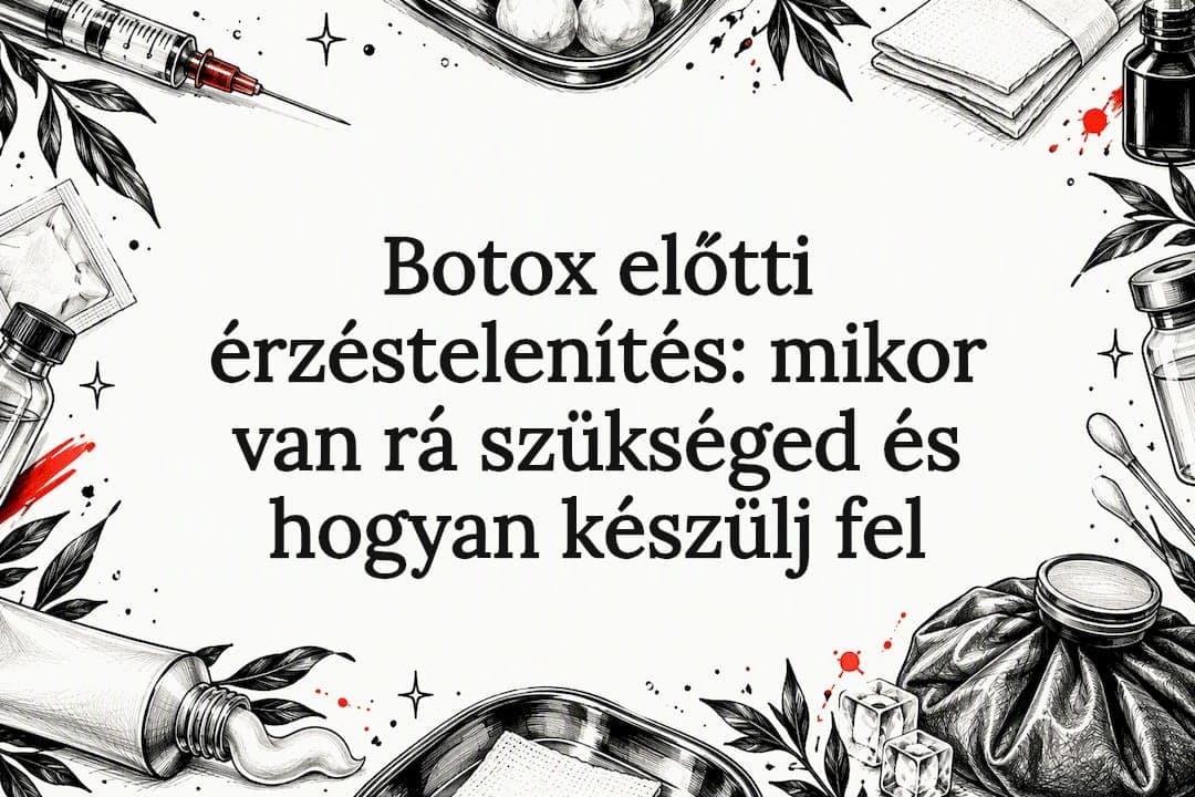 Botox előtti érzéstelenítés: mikor van rá szükséged és hogyan készülj fel