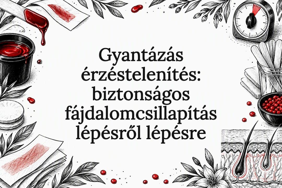 Gyantázás érzéstelenítés: biztonságos fájdalomcsillapítás lépésről lépésre