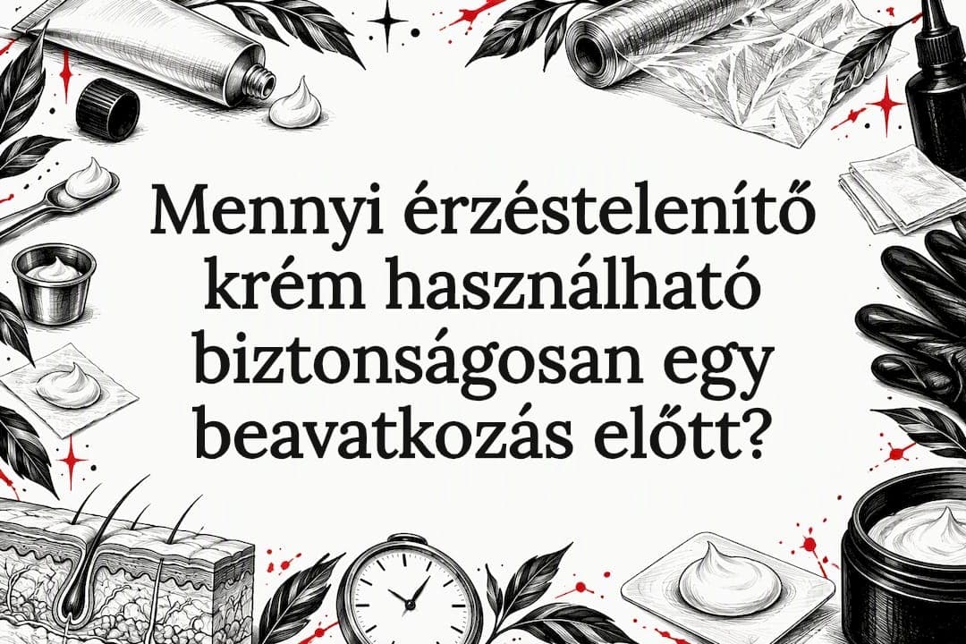 Mennyi érzéstelenítő krém használható biztonságosan egy beavatkozás előtt?