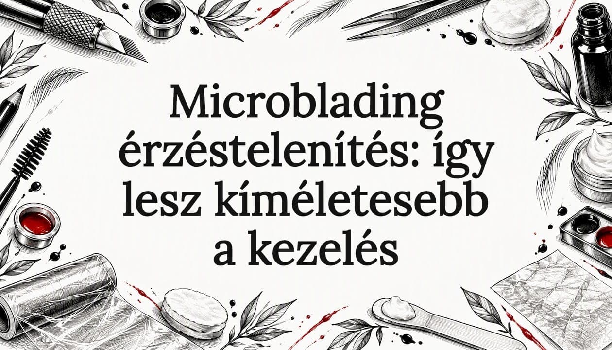 Microblading érzéstelenítés: így lesz kíméletesebb a kezelés