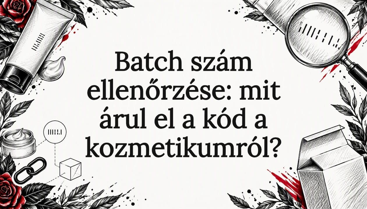 Batch szám ellenőrzése: mit árul el a kód a kozmetikumról?
