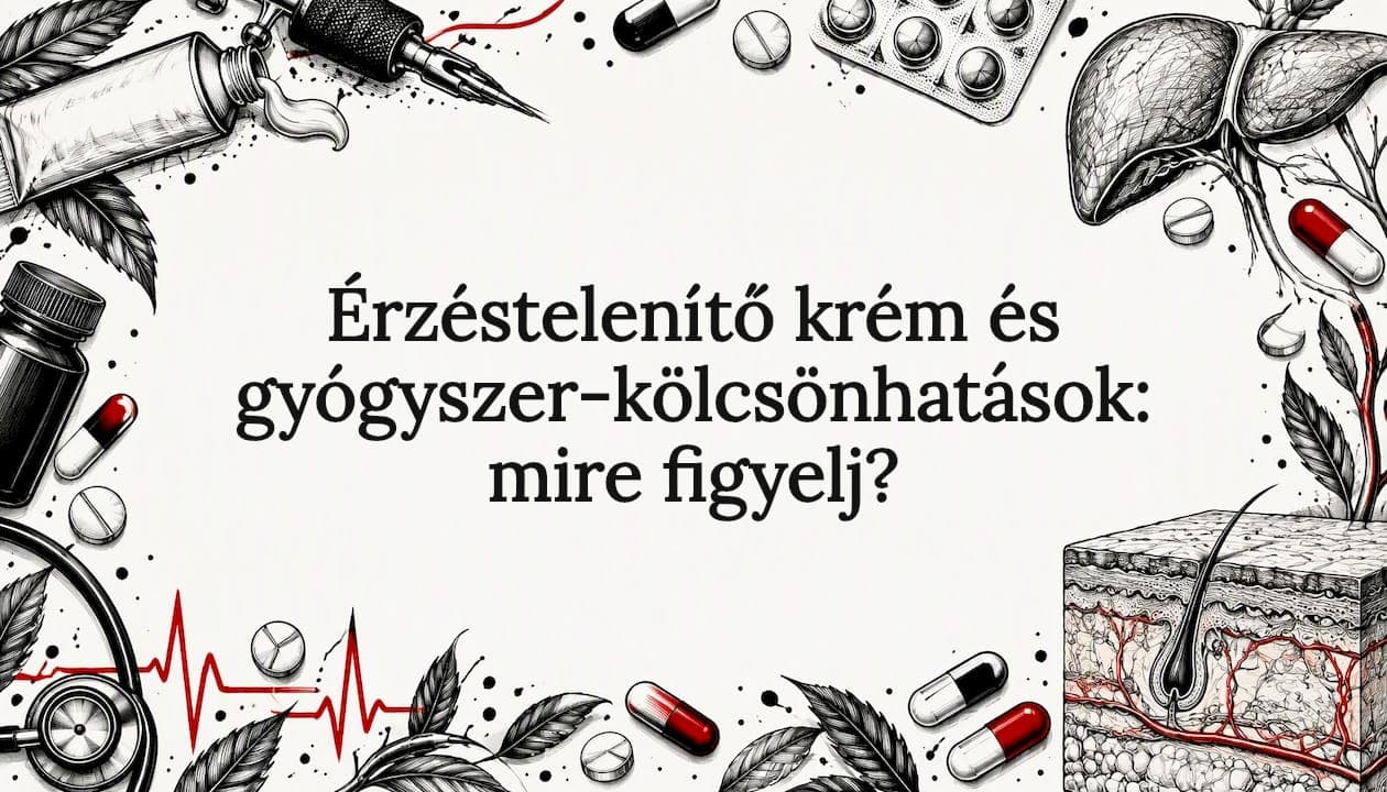 Érzéstelenítő krém és gyógyszer-kölcsönhatások: mire figyelj?