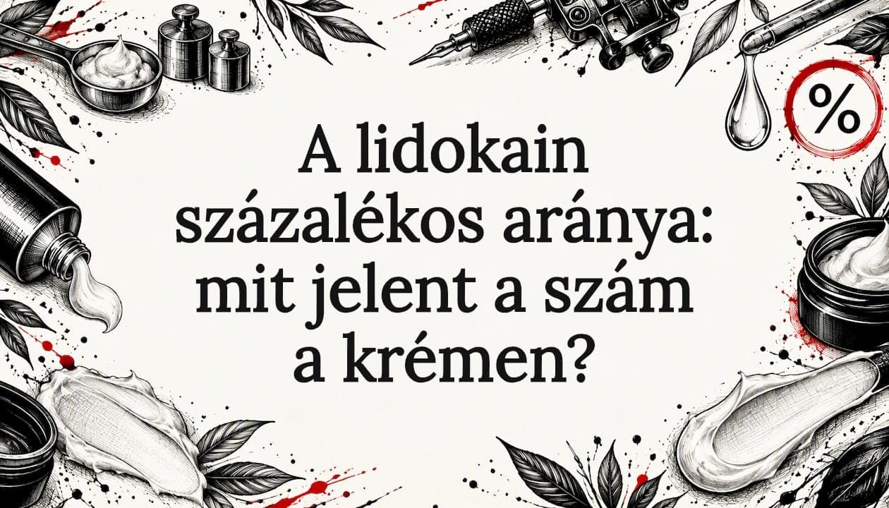 A lidokain százalékos aránya: mit jelent a szám a krémen?